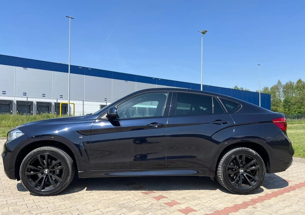 BMW X6 cena 153000 przebieg: 123000, rok produkcji 2017 z Czeladź małe 172